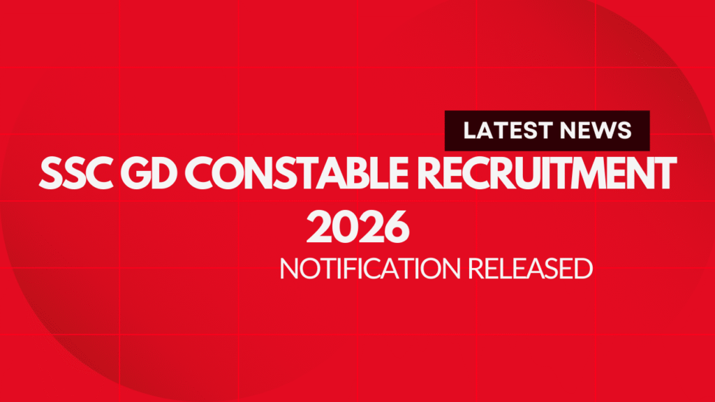 SSC GD Constable Recruitment 2026